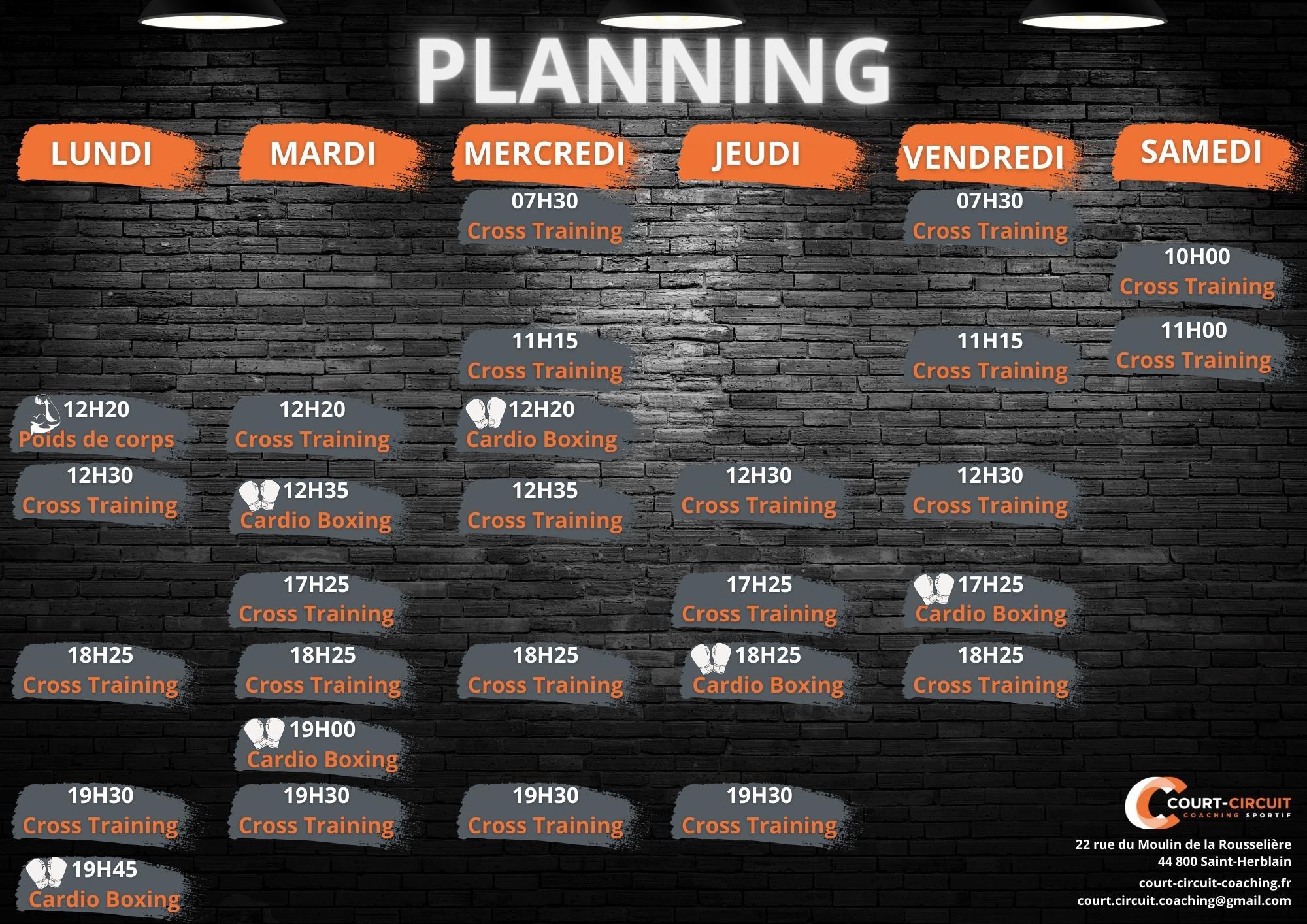 Planning court-circuit